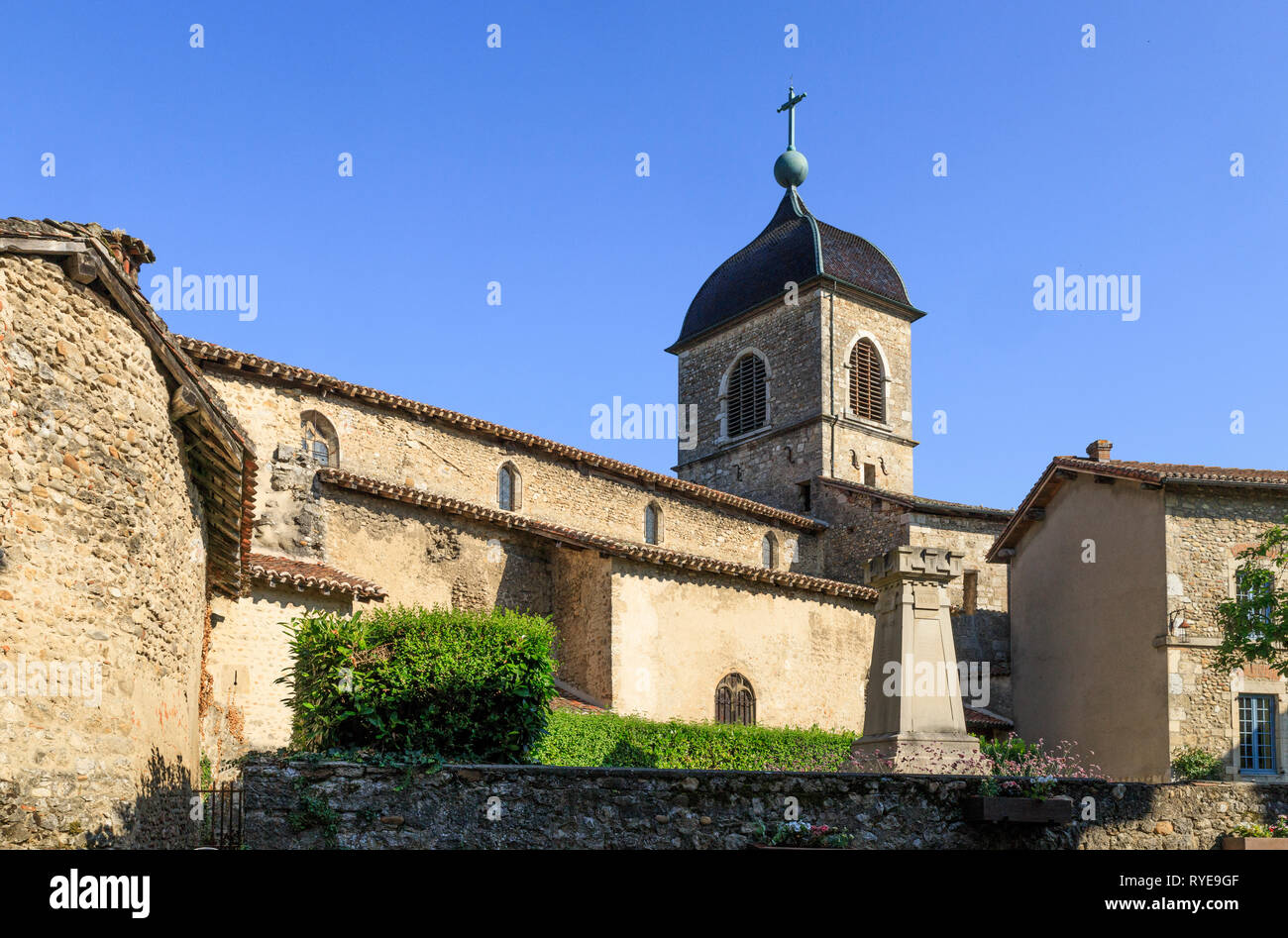 France, Ain, Perouges, medieval city, labelled Les Plus Beaux Villages ...