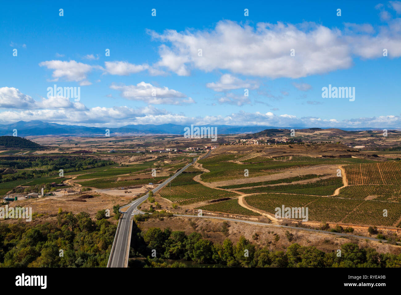 Paisaje de Briones, La Rioja, Spain - Stock Image