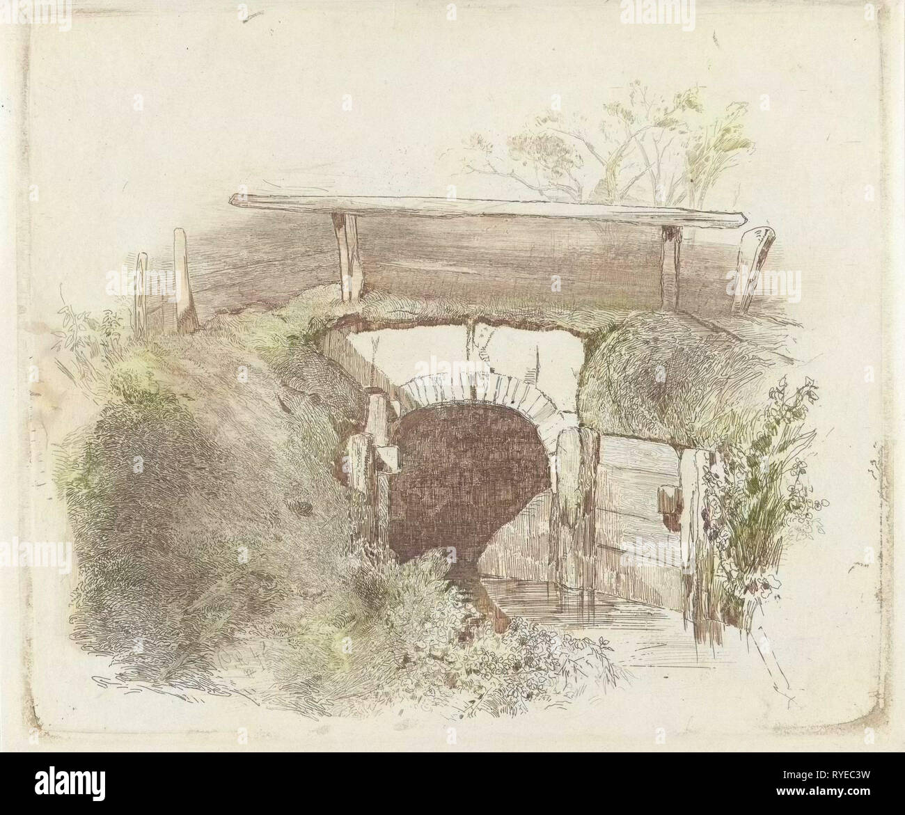 Bridge, Charles Rochussen, 1842 Stock Photo