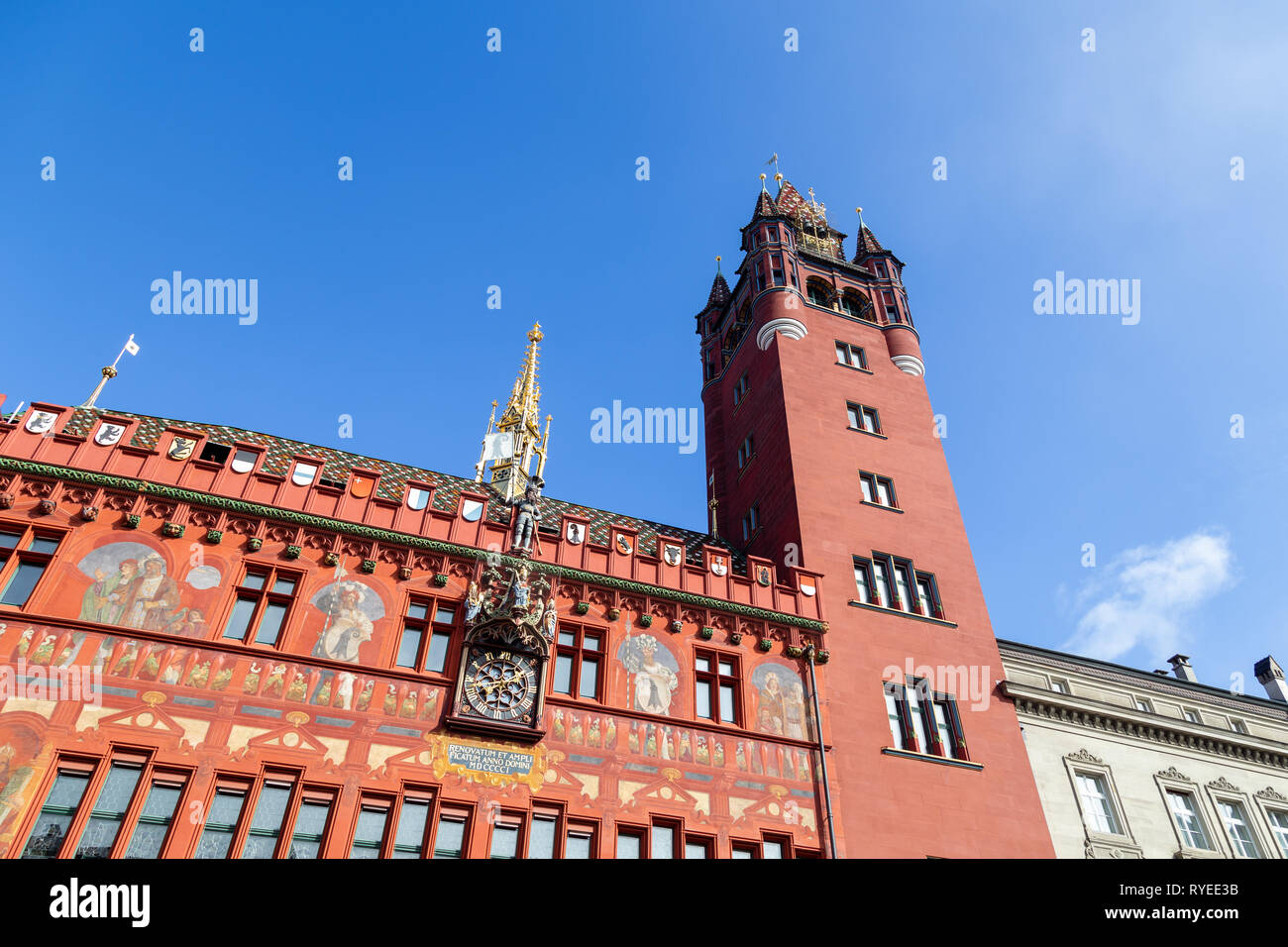 Historic Town Hall in Basel, Switzerland Stock Photo Alamy