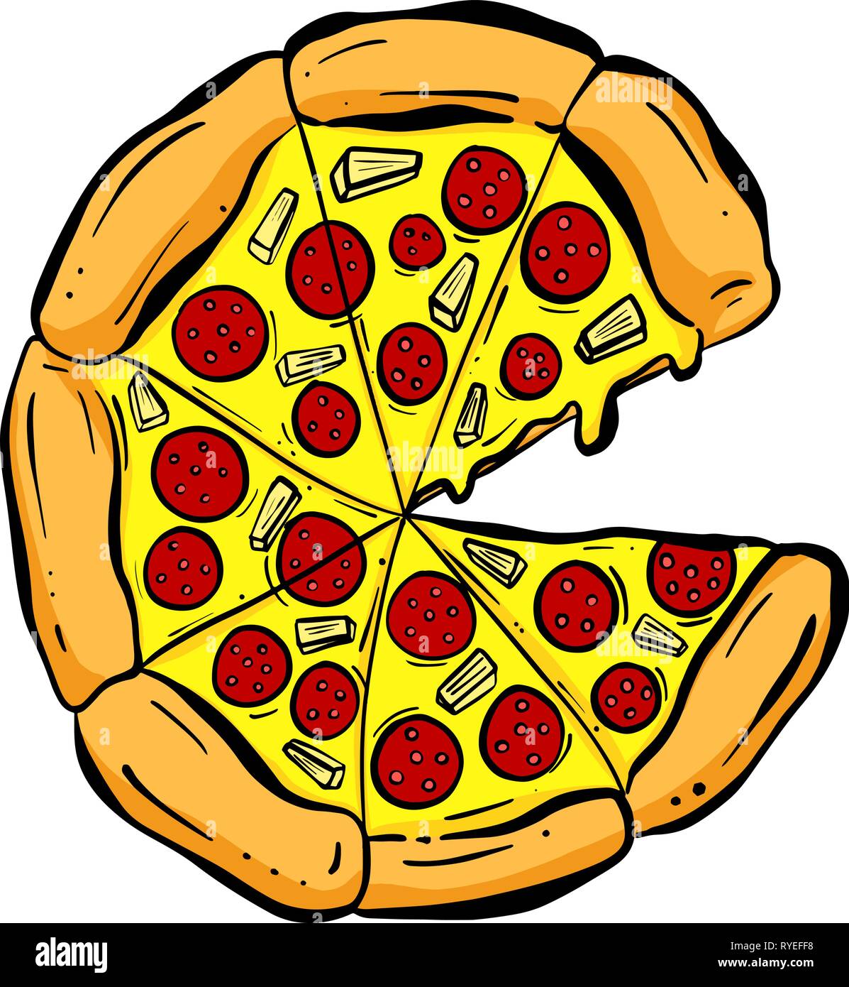 Top 111+ Cartoon pizza cute - Tariquerahman.net