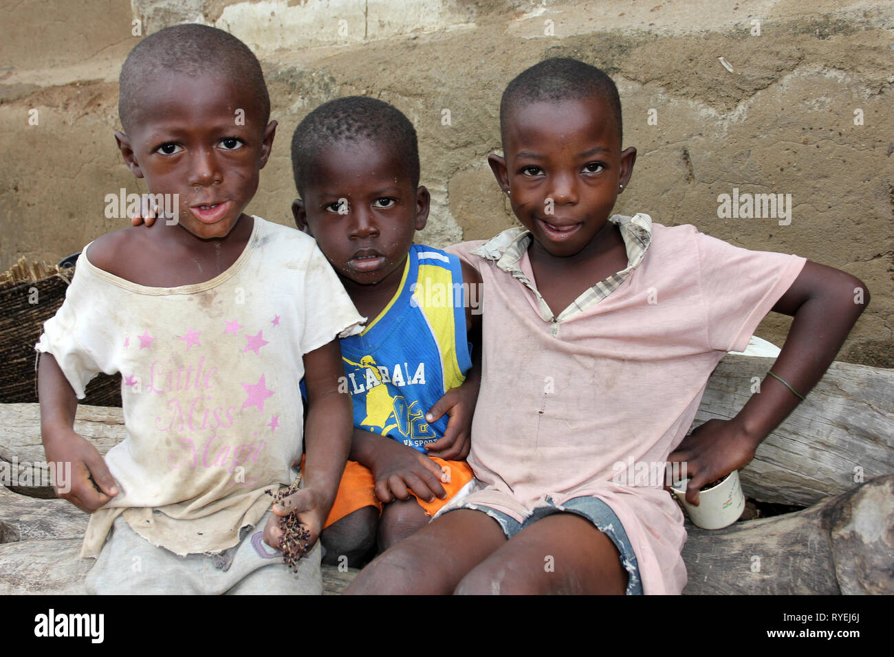 Ghana Kids Stock Photo