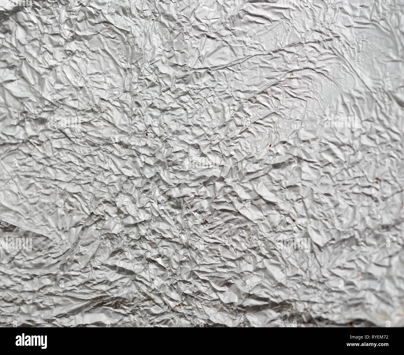 Wrinkled foil texture Stock Photo