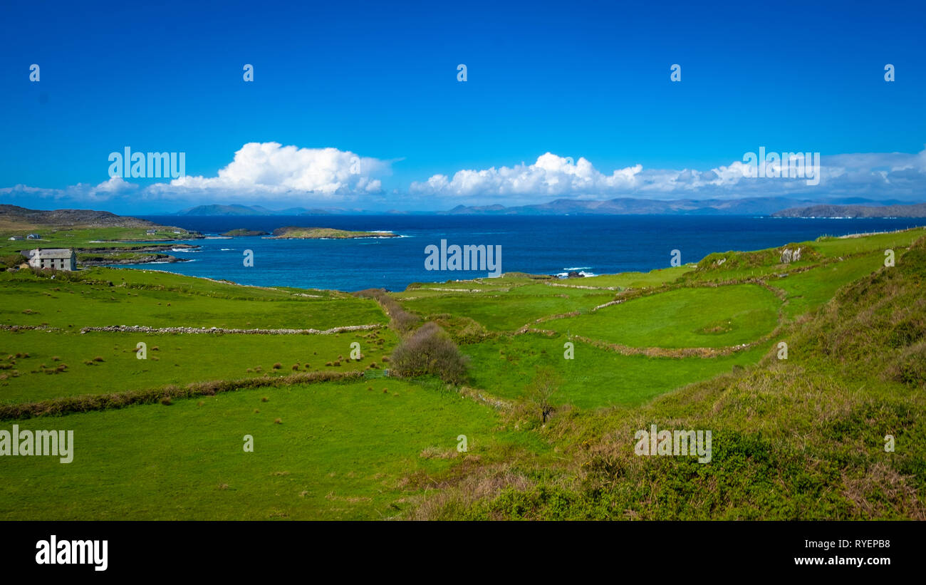 perfect landscape on Beara Peninsula Stock Photo Alamy