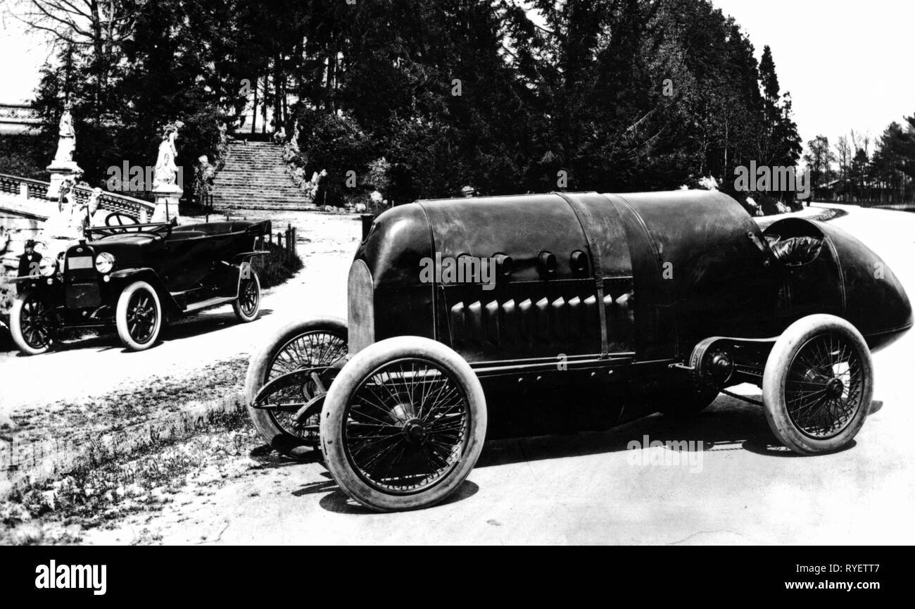 transport / transportation, car, racing car, circa 1910 ...