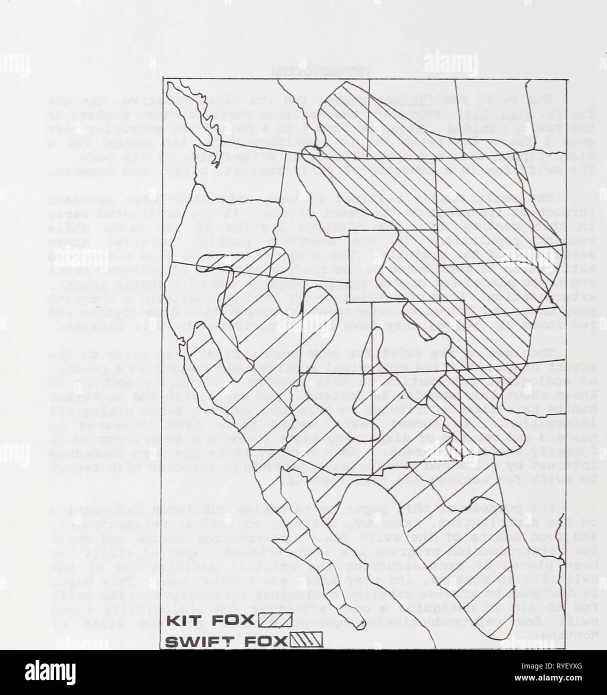 An ecological and taxonomic review of the swift fox (Vulpes velox) with ...