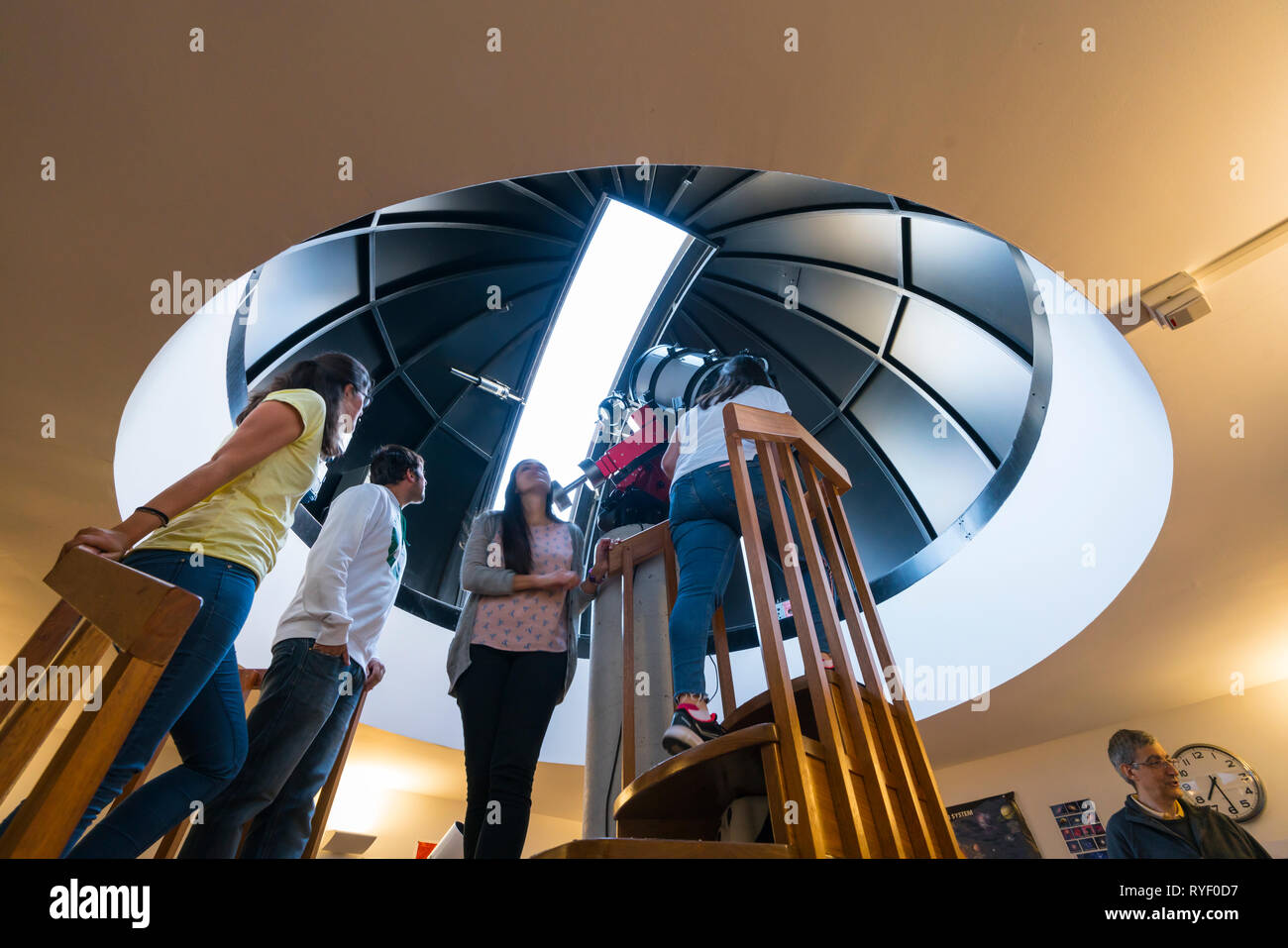 Observatorio Astronómico de Cantabria, Valderredible Municipality, Cantabria, Spain, Europe Stock Photo