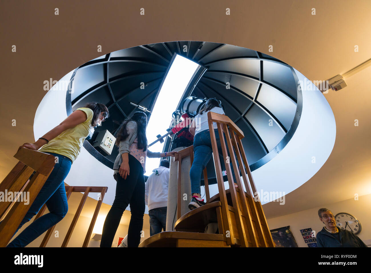 Observatorio Astronómico de Cantabria, Valderredible Municipality, Cantabria, Spain, Europe Stock Photo