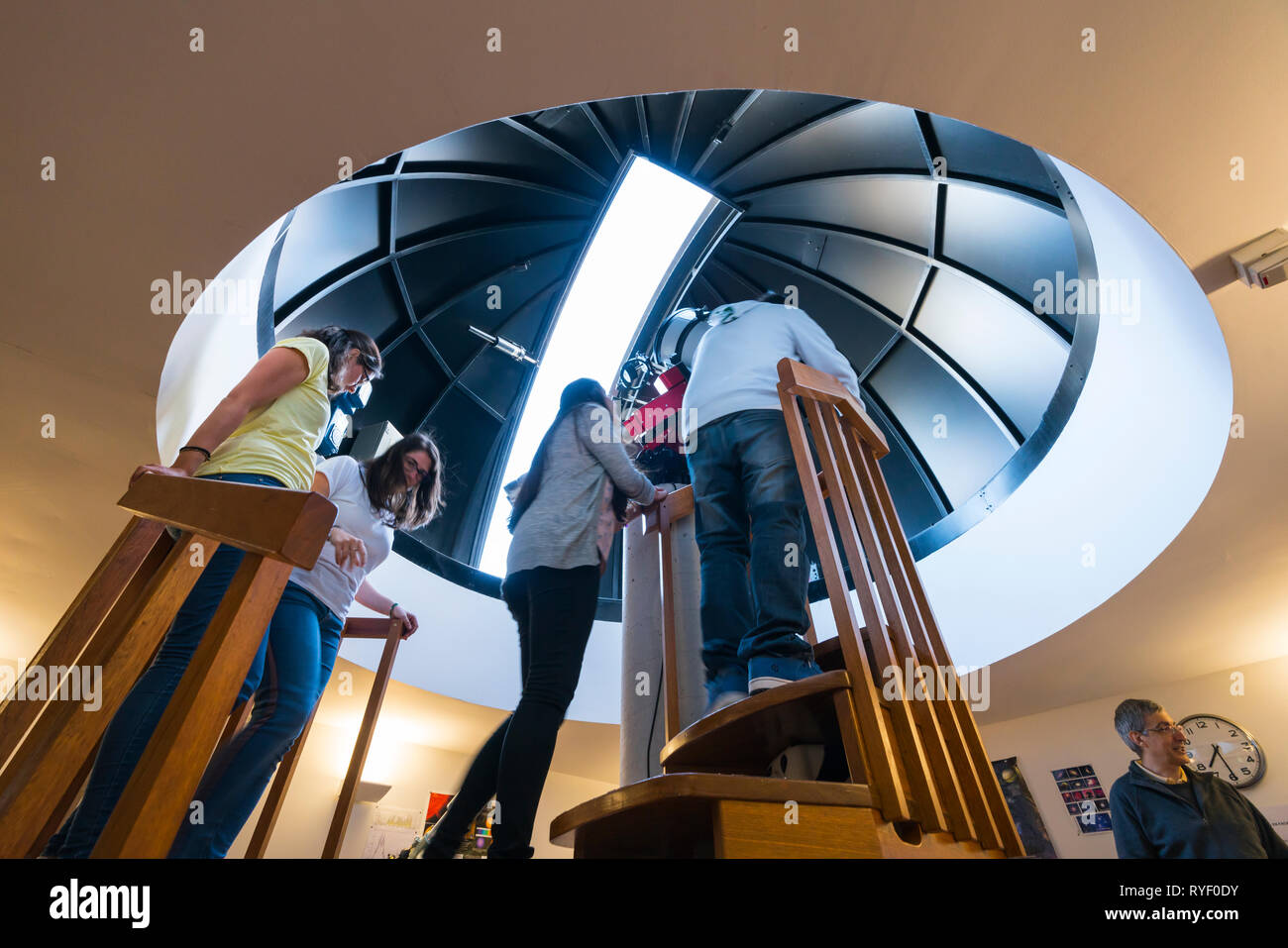 Observatorio Astronómico de Cantabria, Valderredible Municipality, Cantabria, Spain, Europe Stock Photo