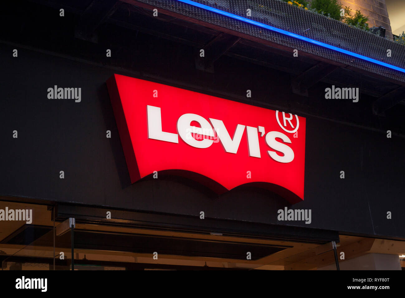 Levis store sign hi res stock photography and images   Alamy