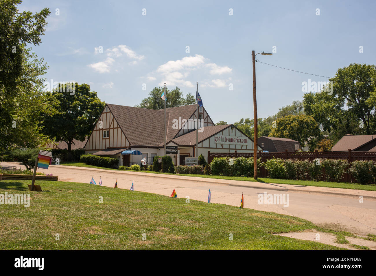 Westboro Baptist Church Headquarters located in a Topeka, Kansas