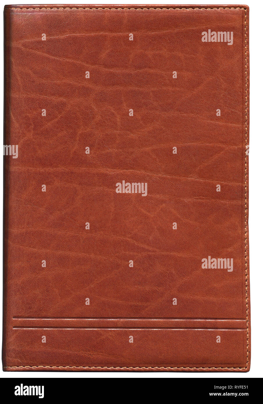 Leather book cover Stock Photo Alamy
