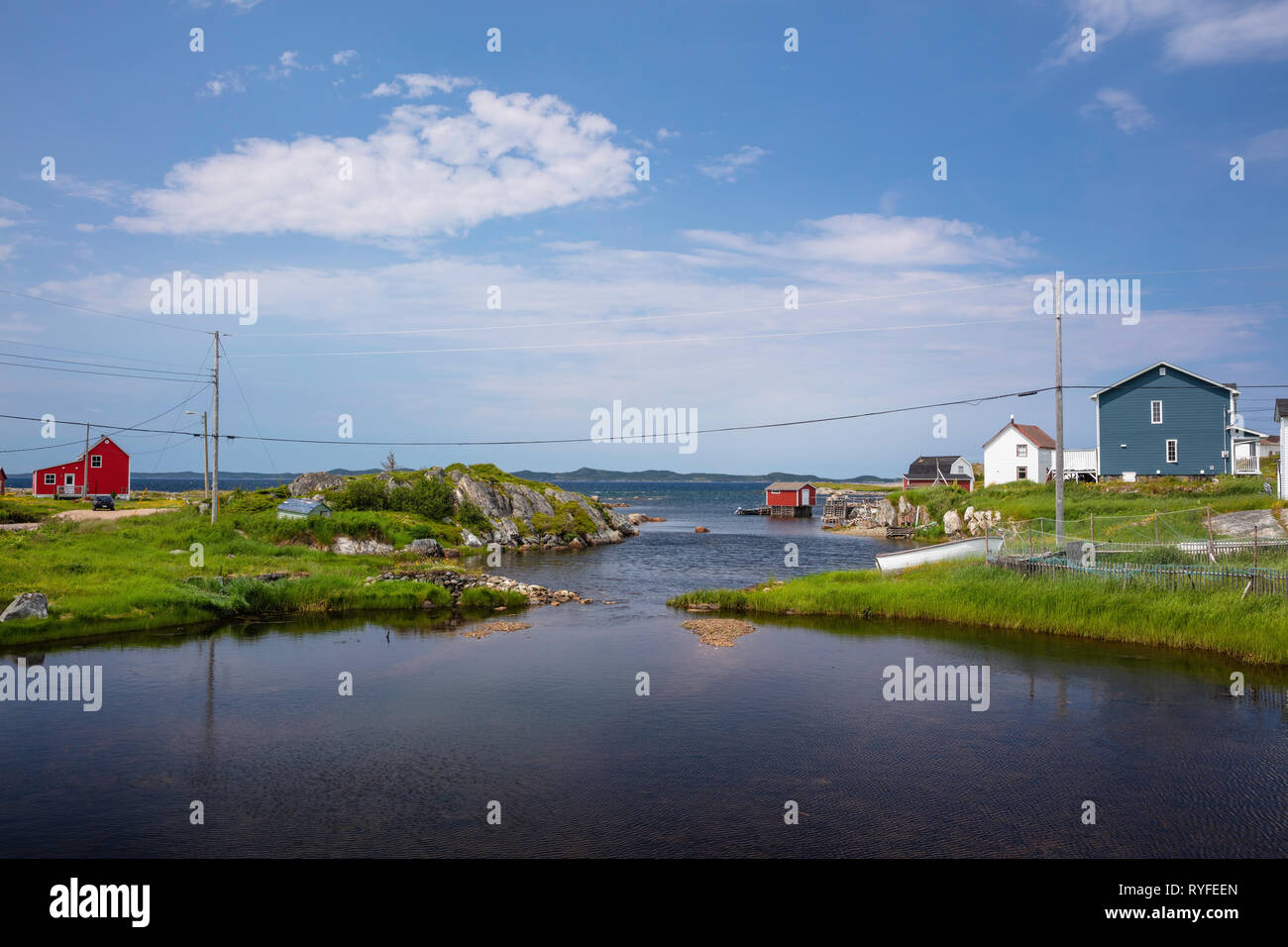 Island Harbour, Newfoundland and Labrador, Canada Stock Photo