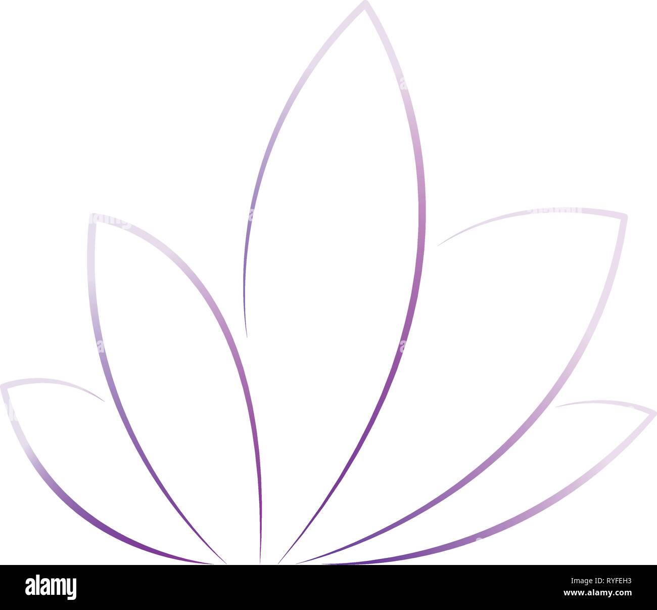Isolated lotus flower icon Stock Vector Image & Art - Alamy