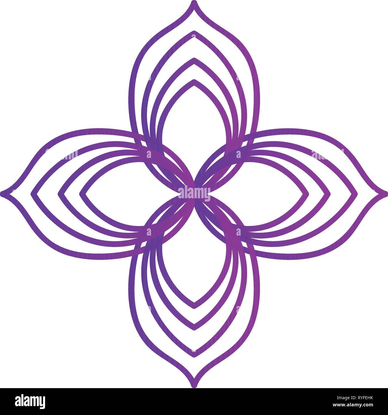 Isolated lotus flower icon Stock Vector Image & Art - Alamy