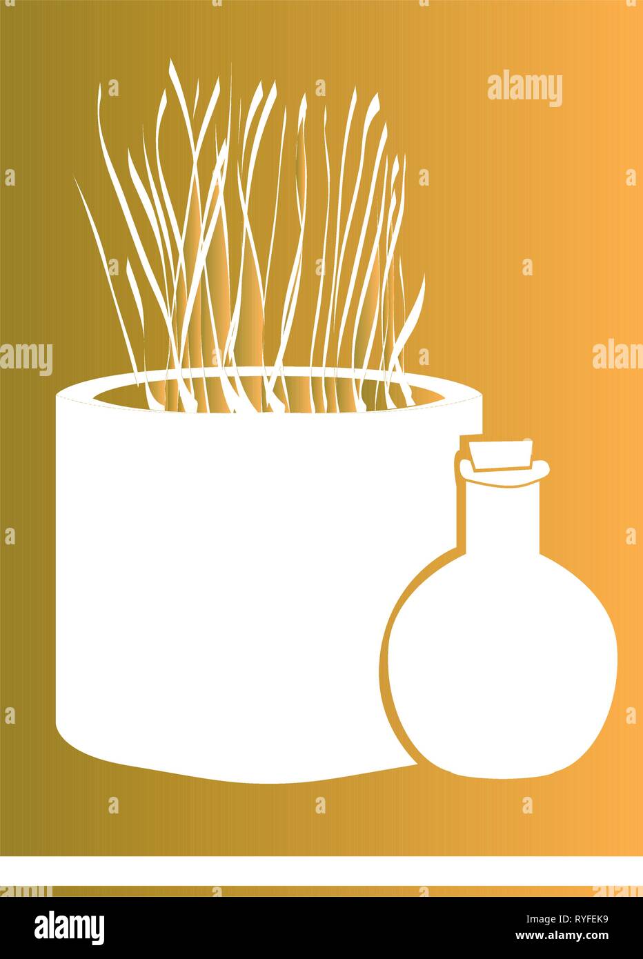 Isolated perfume bottle Stock Vector