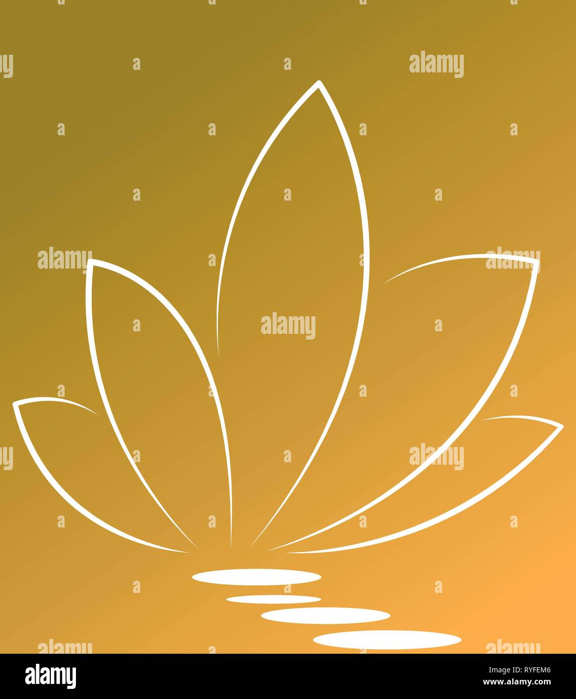 Isolated lotus flower icon Stock Vector Image & Art - Alamy