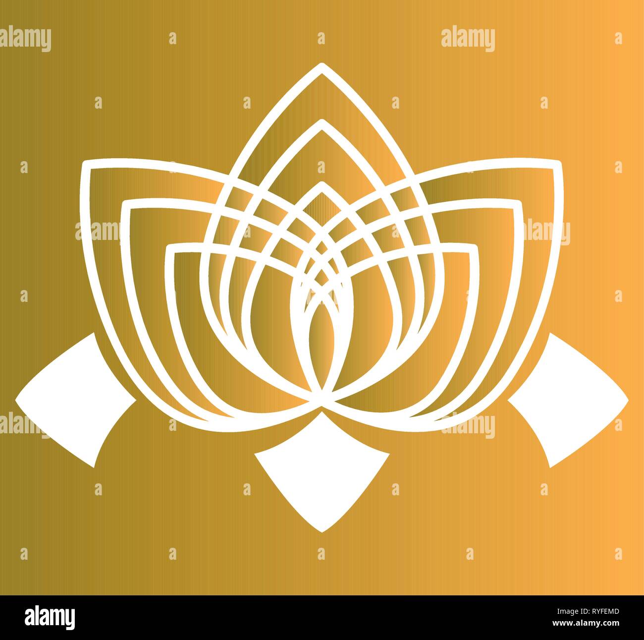 Isolated lotus flower icon Stock Vector Image & Art - Alamy