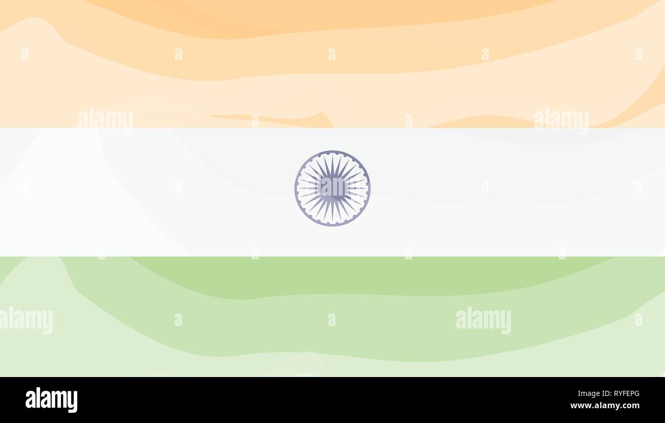 Watercolor flag of India Stock Vector Image & Art - Alamy