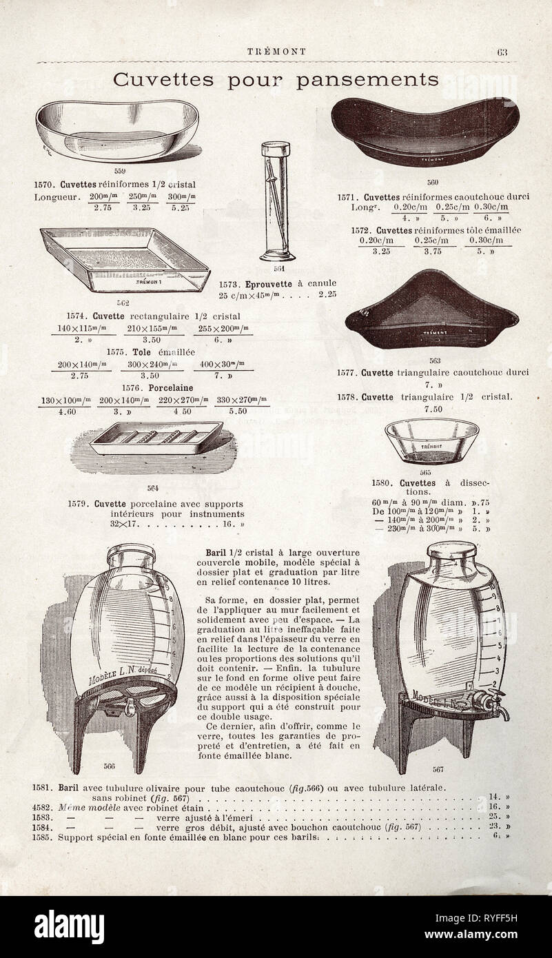 L'Arsenal de L'Art Medical Antique French catalog of medical supplies