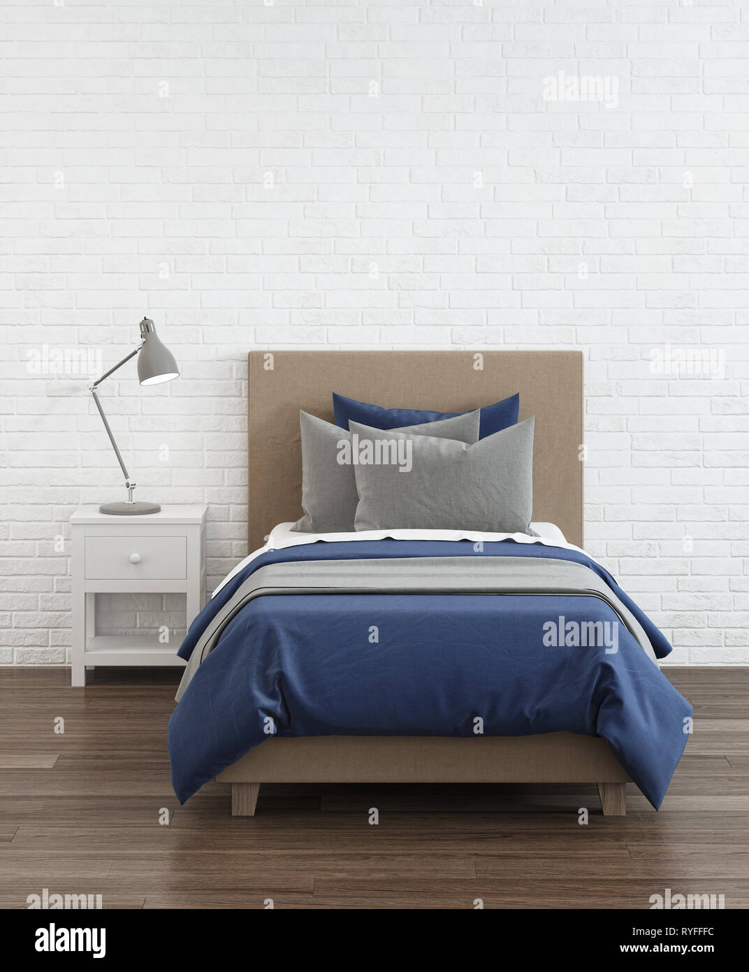 Baby Bed. Design of a children's room. 3D rendering Stock Photo Alamy