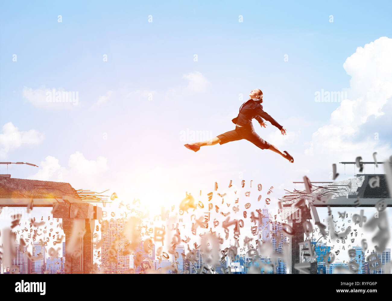 Problem and difficulties overcoming concept Stock Photo - Alamy