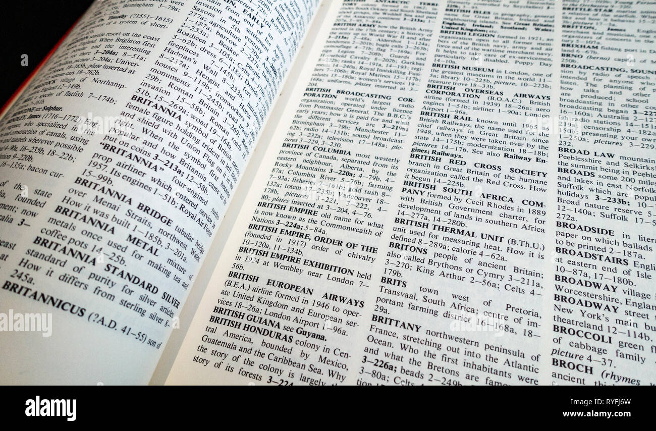 Encyclopedia Britannica Page