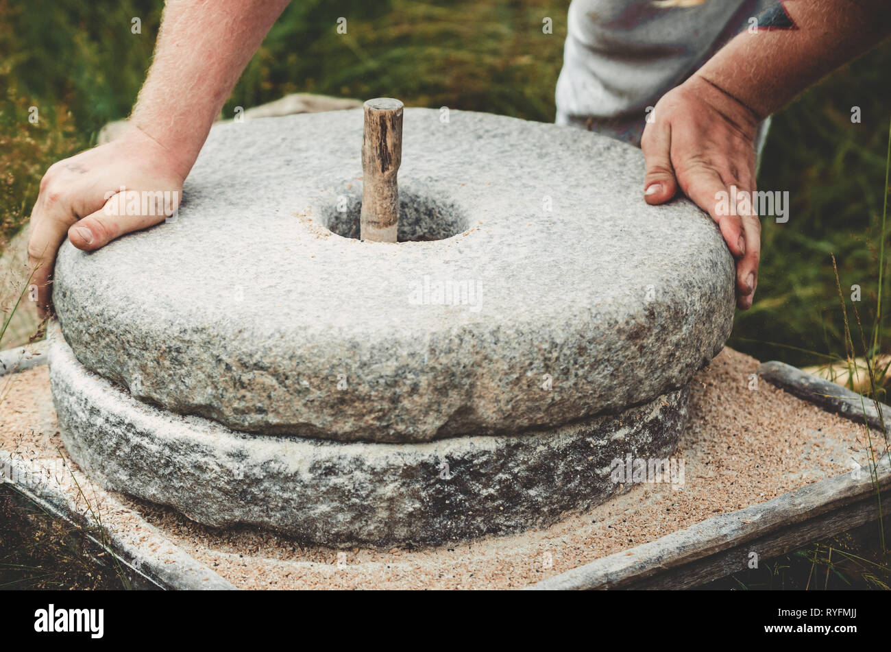 grinding stone for flour