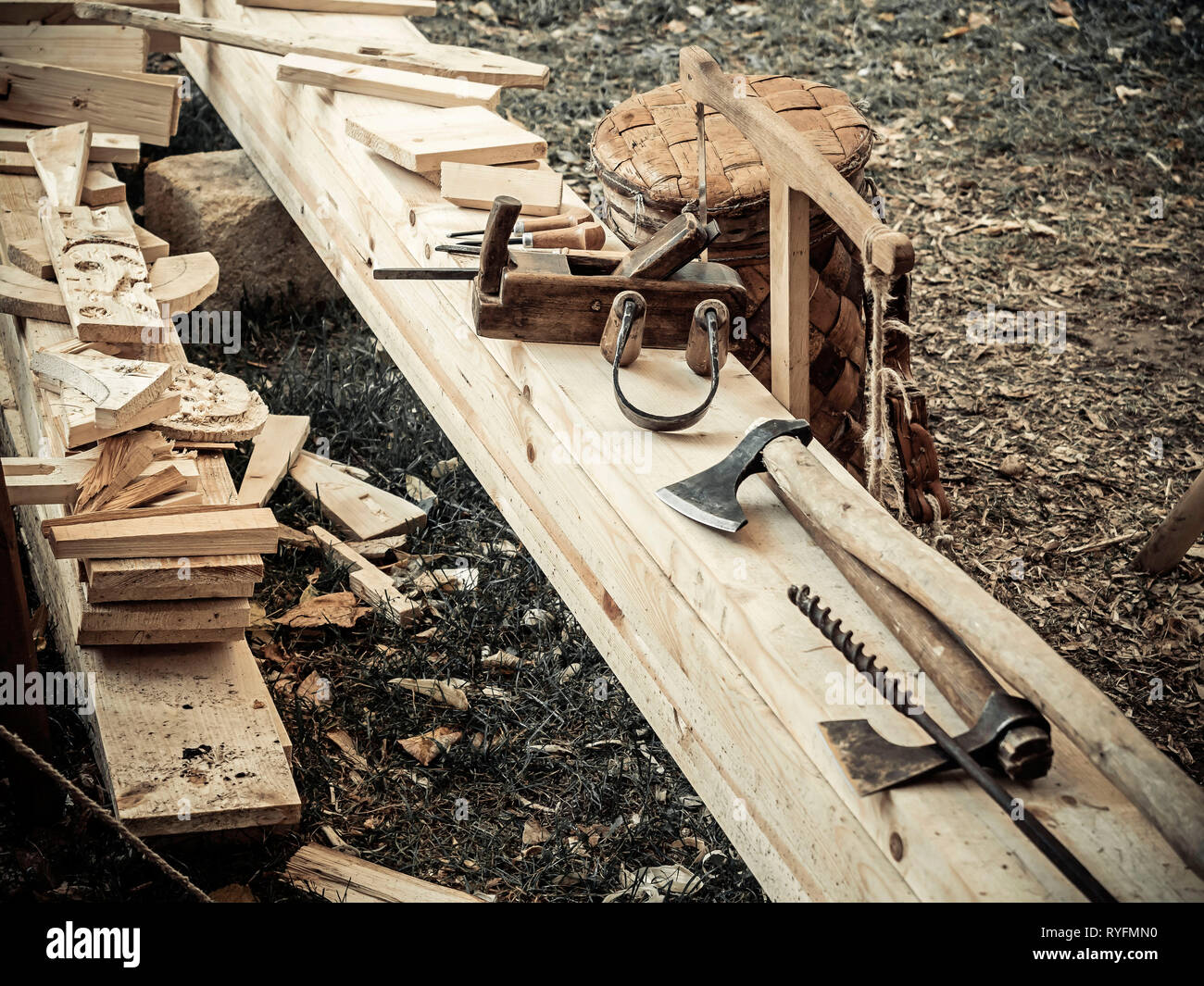 Woodwork Bench Carpenter Stock Photos Woodwork Bench 