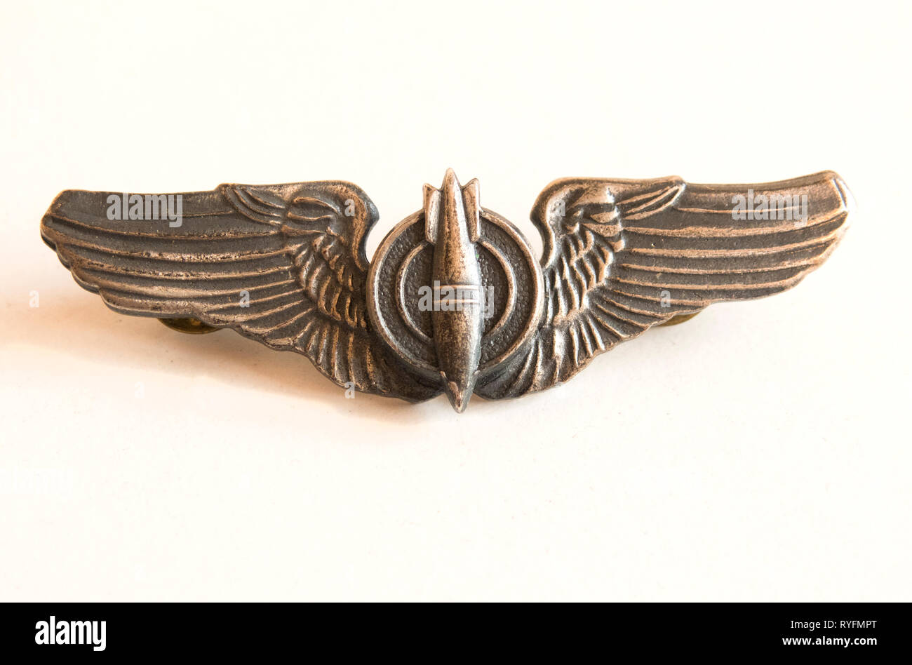 Bell Bombardier Wings USAAF Army badge Stock Photo