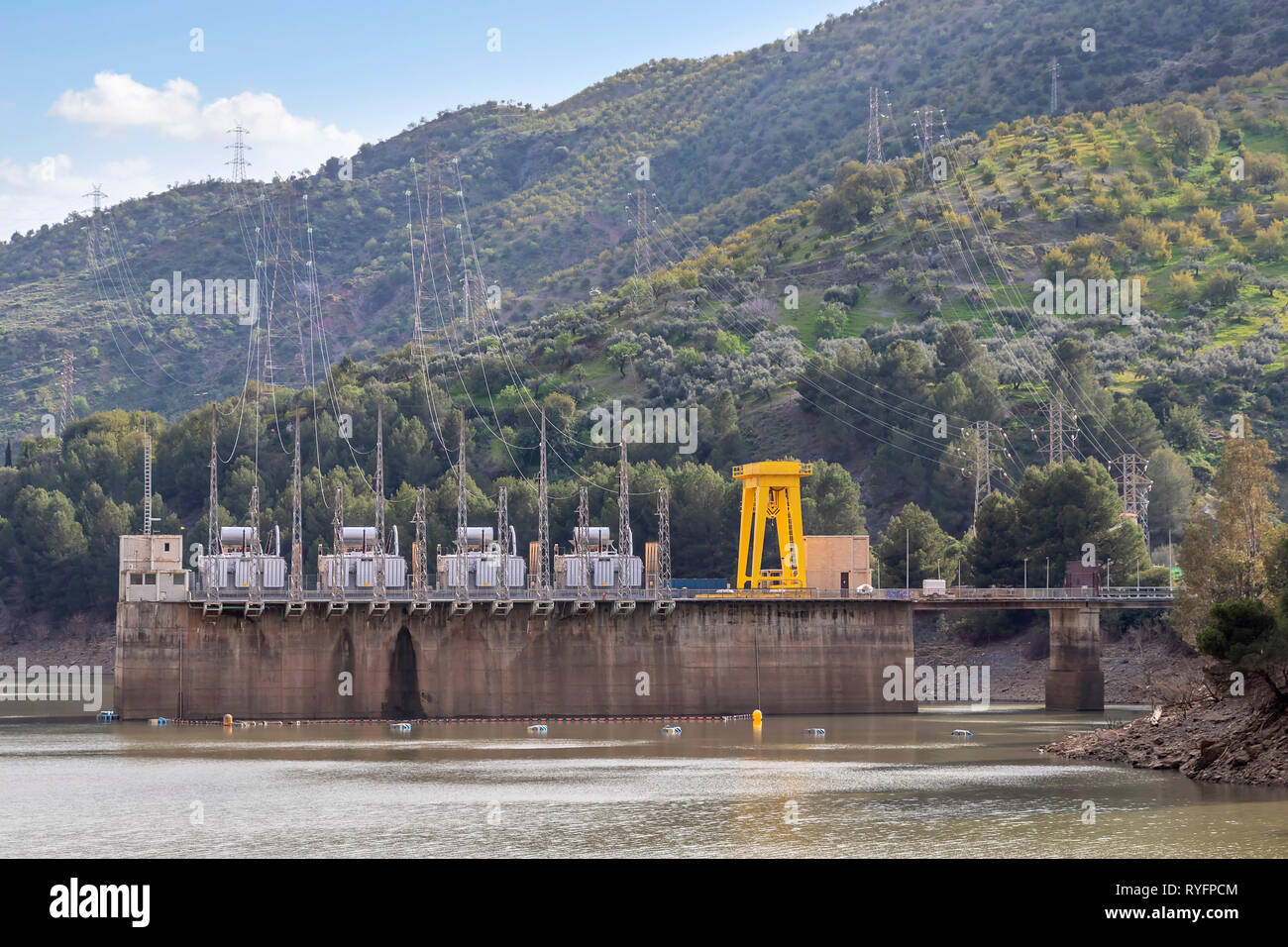 hydro power plant in maintenance Stock Photo Alamy