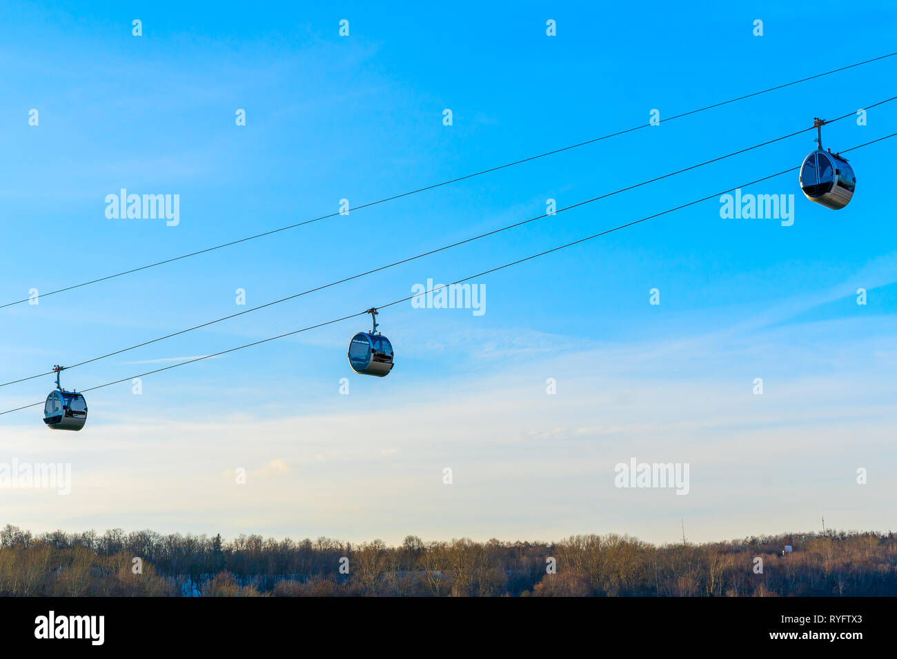 Cable car on ropeway hi-res stock photography and images - Alamy