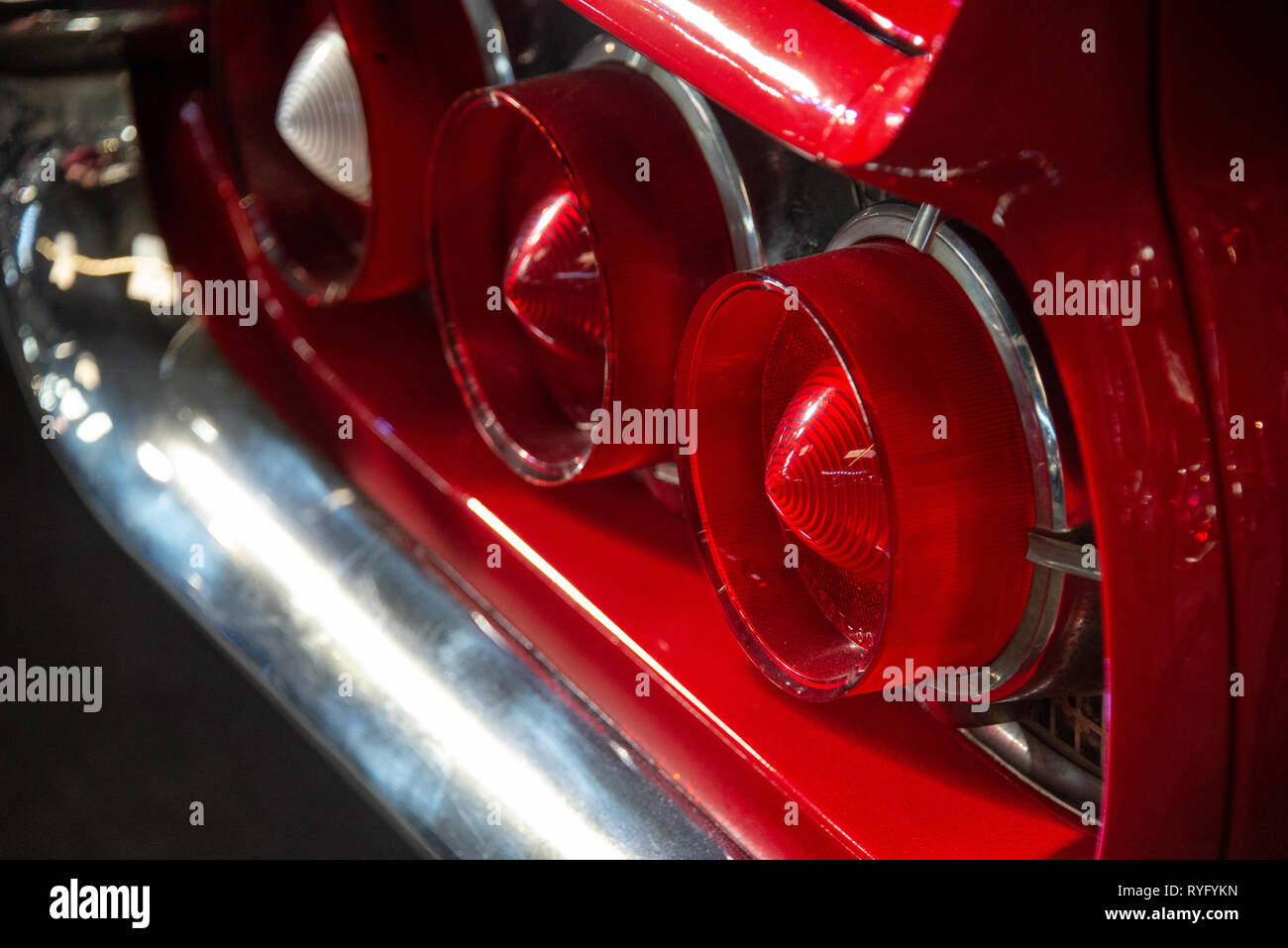 Rear lights classic car hi-res stock photography and images - Alamy
