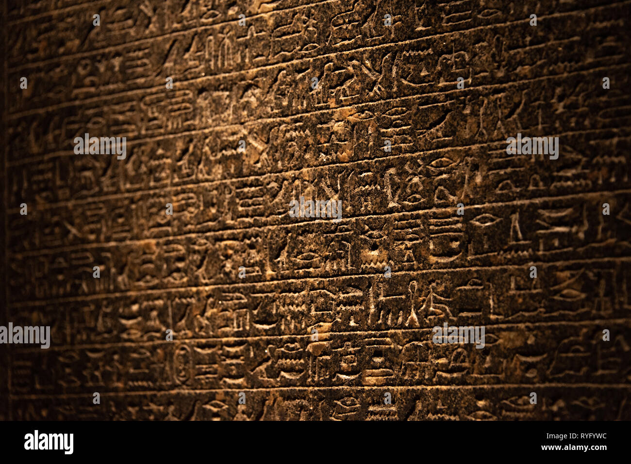 Hieroglyphics alphabet hires stock photography and