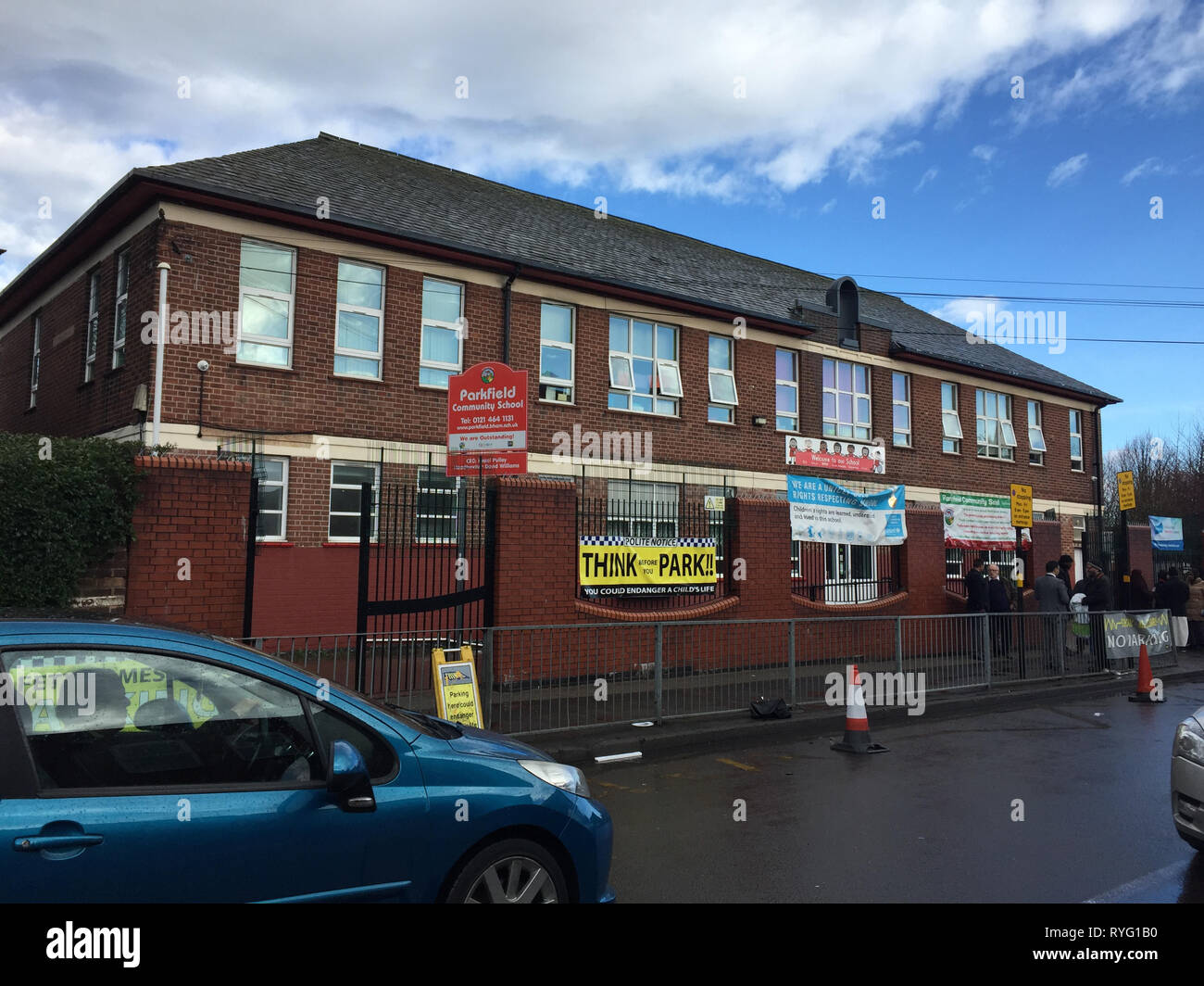 Parkfield Community School in Birmingham which has suspended lessons