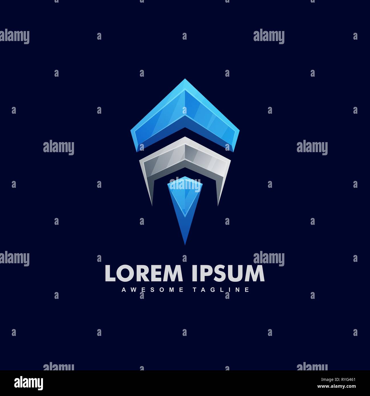 Rocket Gaming Concept illustration vector template. Suitable for Creative Industry, Multimedia, entertainment, Educations, Shop, and any related busin Stock Photo