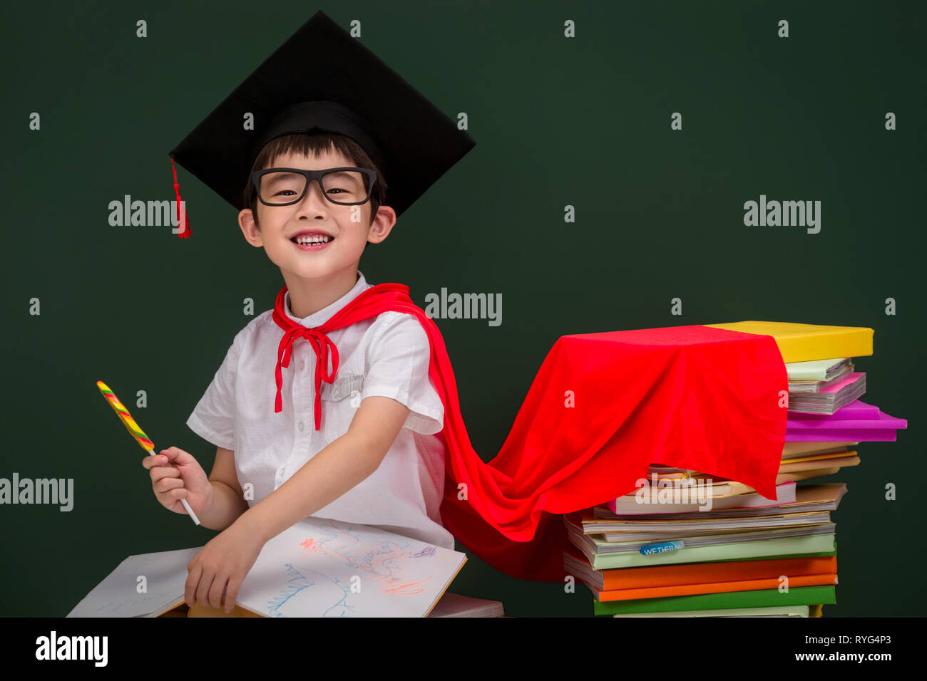 Primary school boys wearing caps Stock Photo Alamy