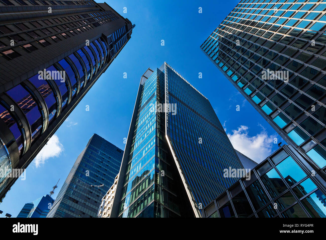 High rise building skyline, Hong Kong, SAR, China Stock Photo - Alamy