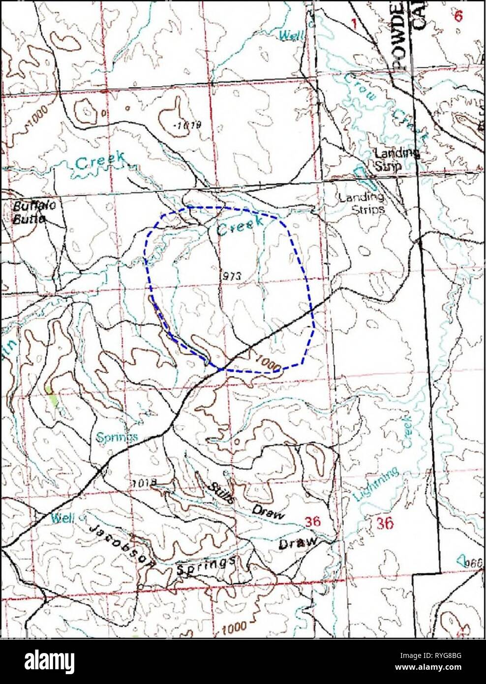 Plant species of concern and plant associations of Powder River county