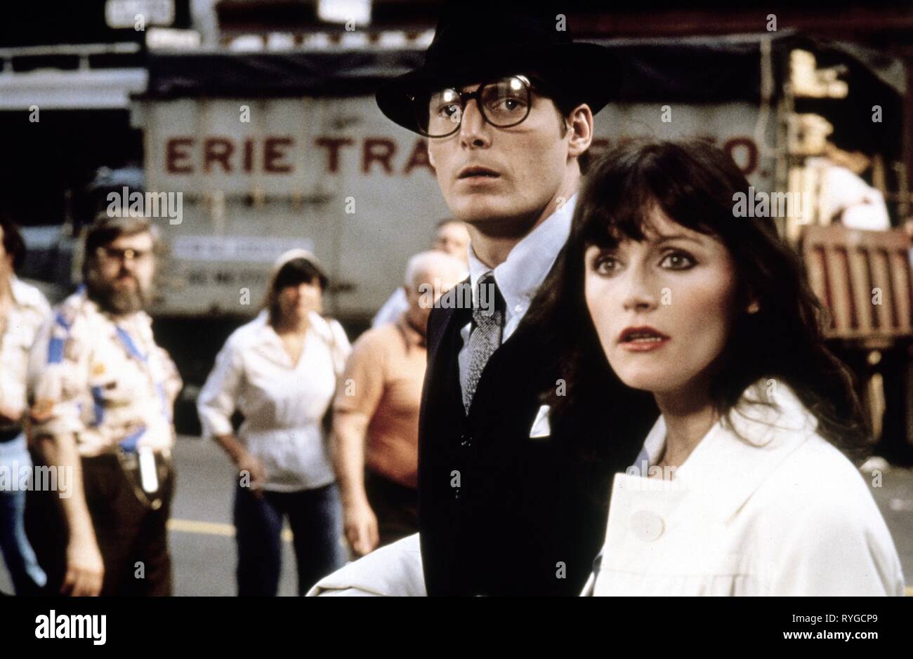 CHRISTOPHER REEVE, MARGOT KIDDER, SUPERMAN, 1978 Stock Photo