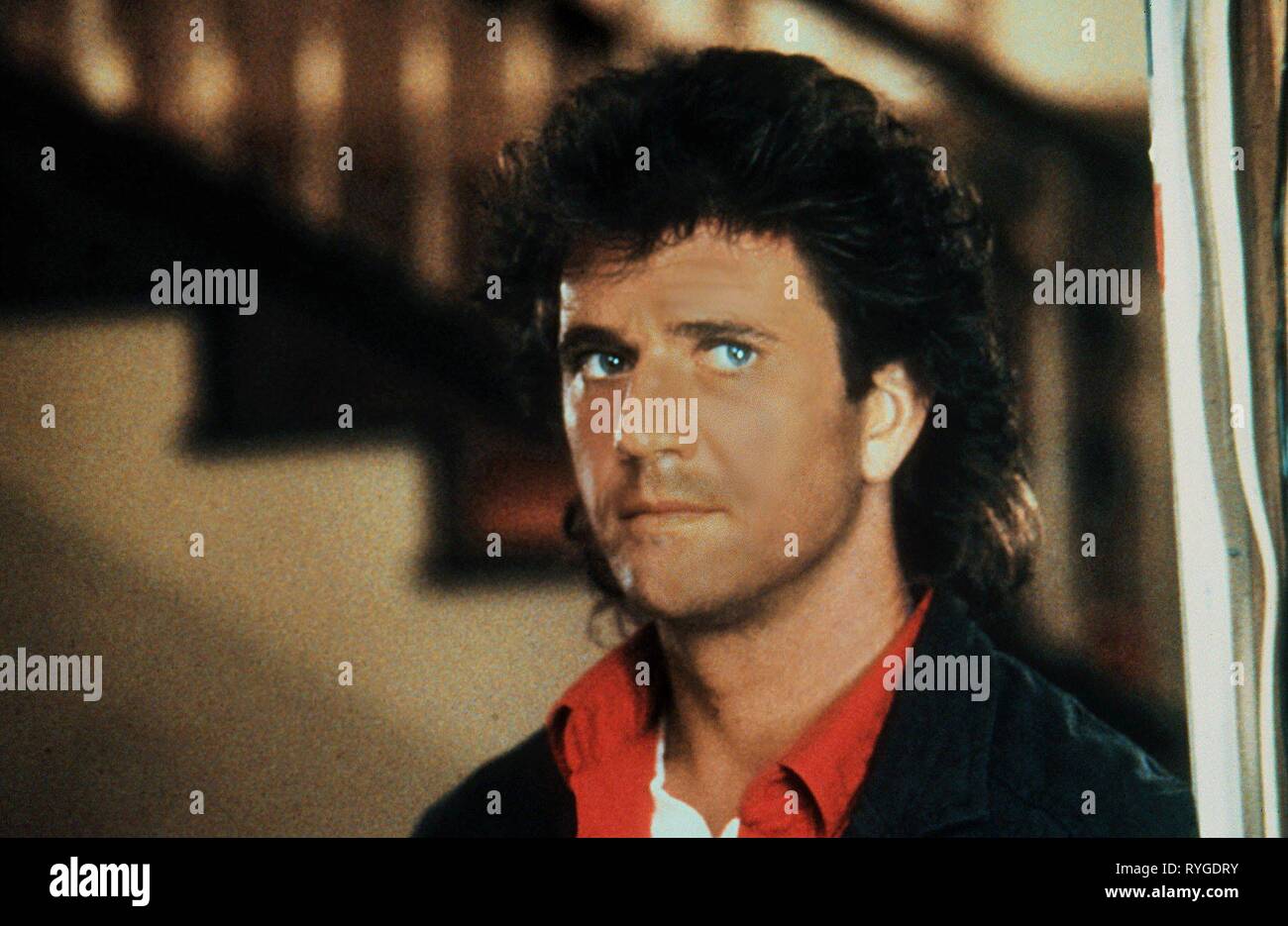 MEL GIBSON, LETHAL WEAPON, 1987 Stock Photo