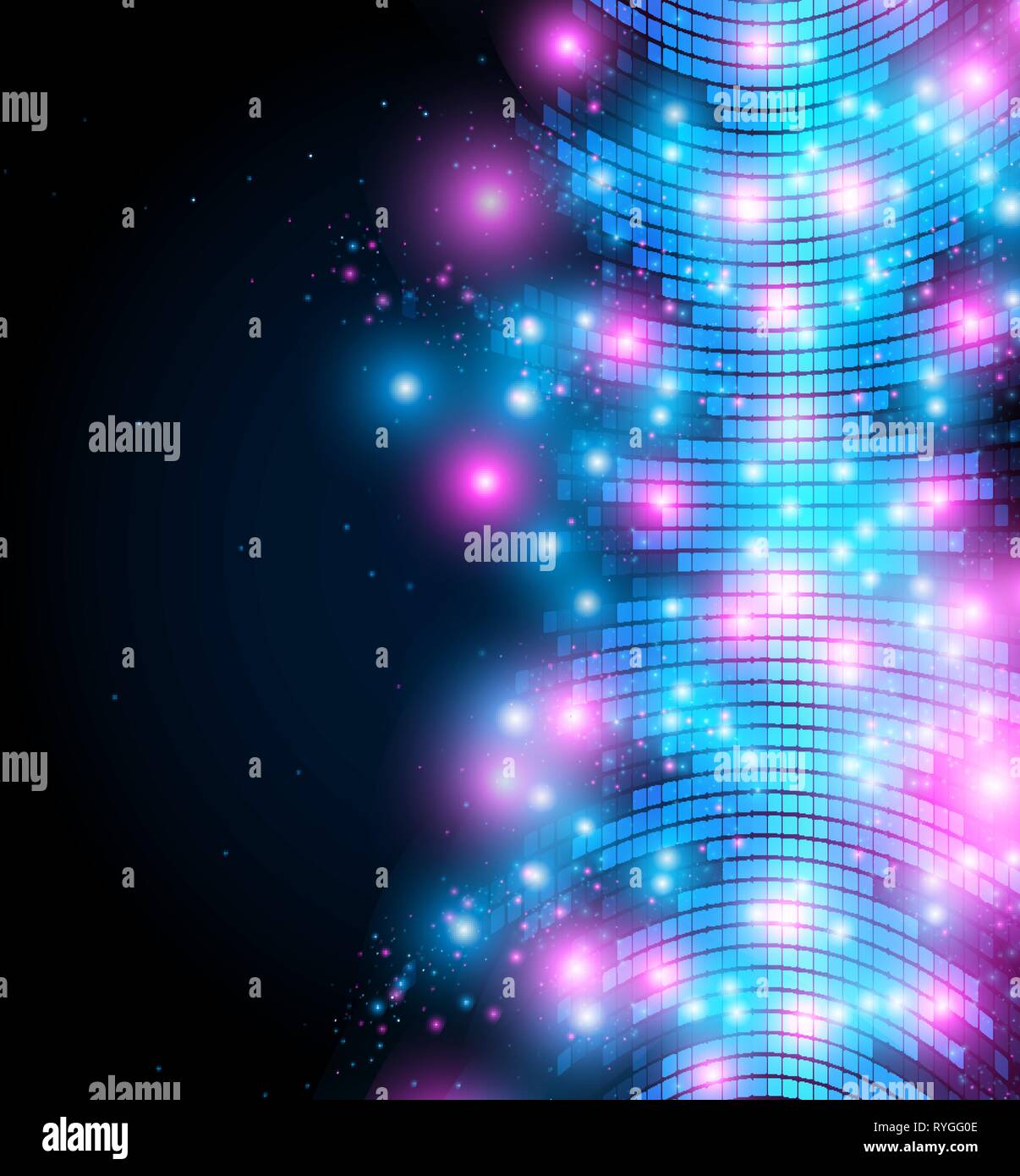 Equalizer on abstract technology background Stock Vector Image & Art ...