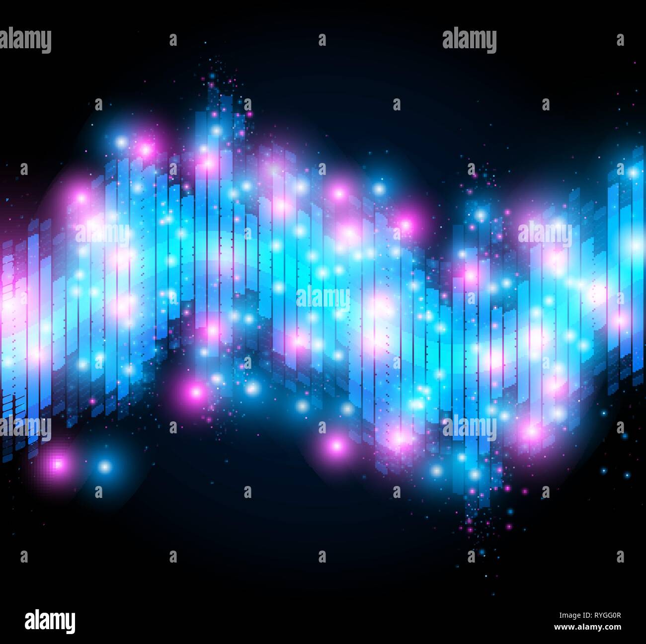 Equalizer on abstract technology background Stock Vector Image & Art ...