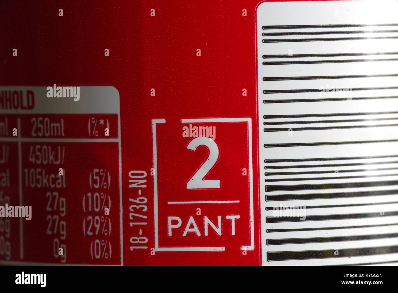 Norway. Norwegian can and bottle deposit recycling scheme Stock Photo