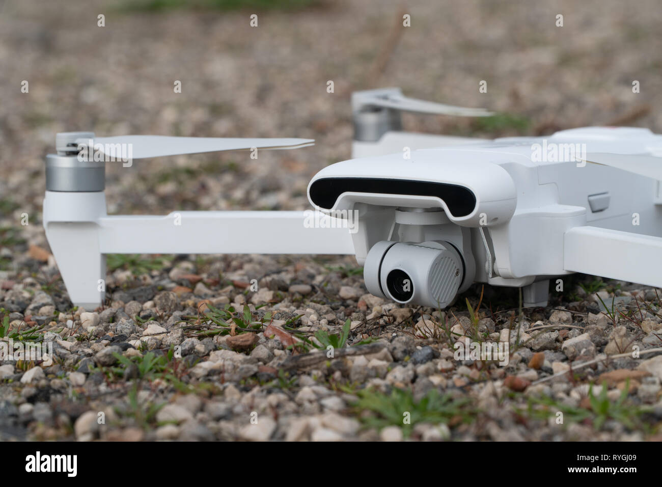 New 2019 generation foldable 4k cheap chinese Drone front and Gimbal Close  up Xiaomi Fimi X8 SE Stock Photo - Alamy