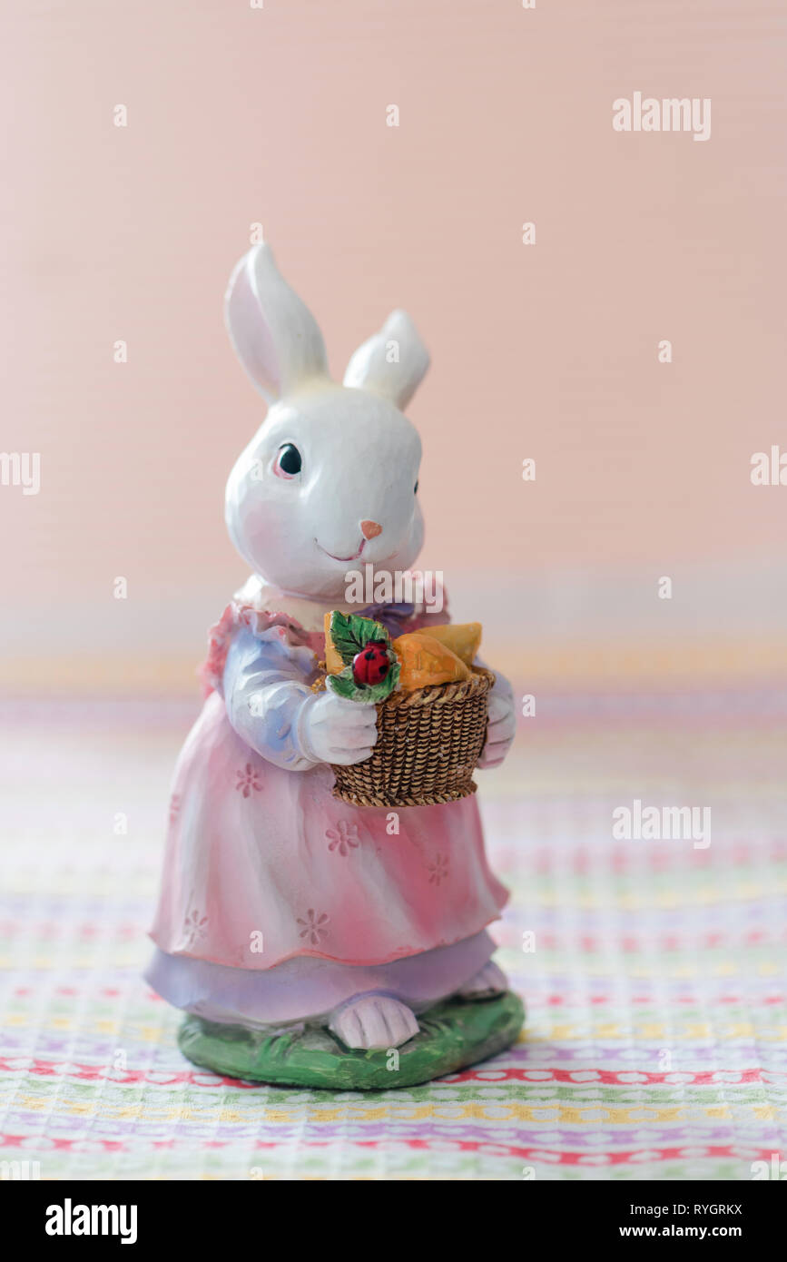 Toy Easter Bunny Stock Photo - Alamy