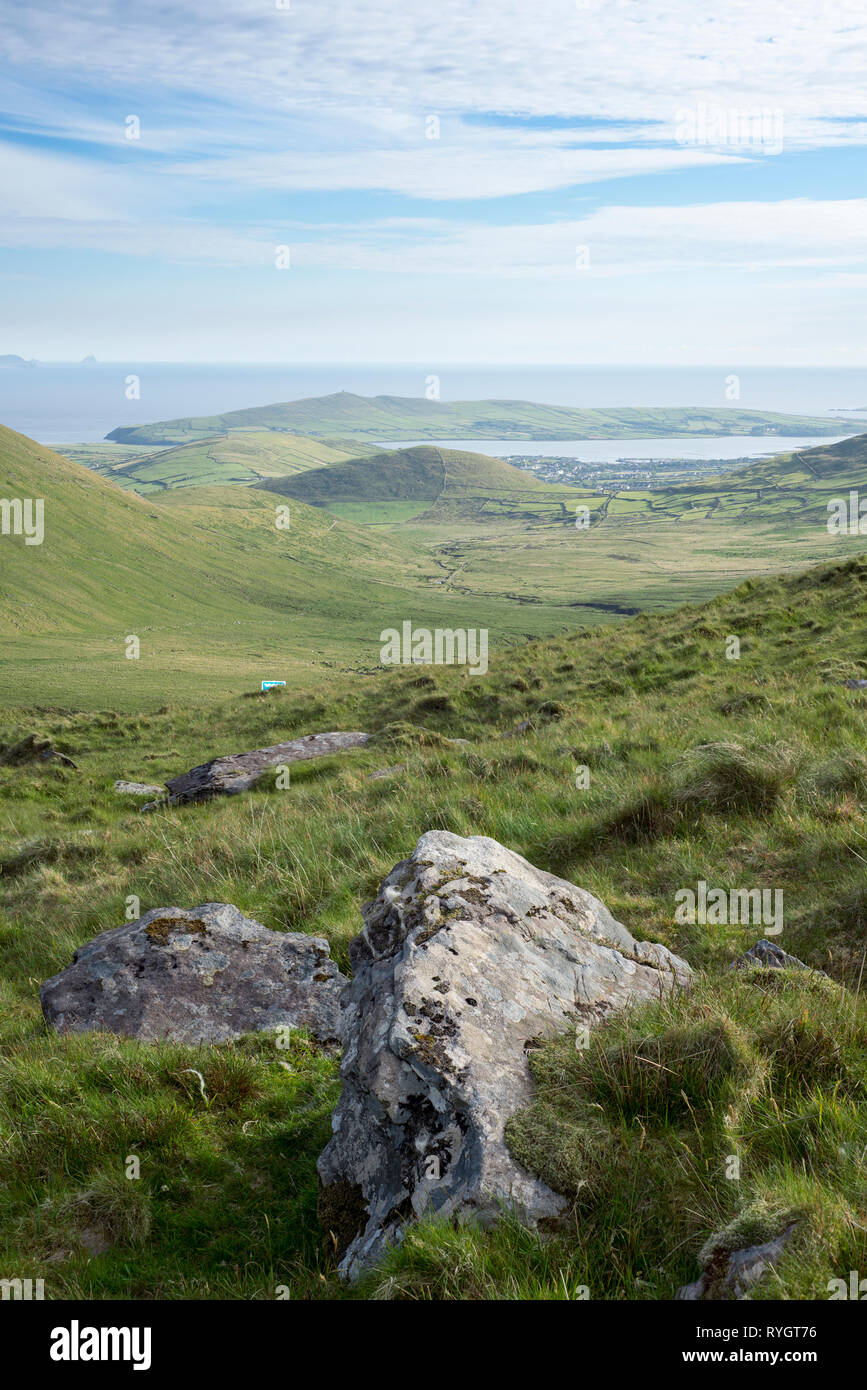 scenic view of the mountains on the kerry way in county kerry ireland Stock Photo