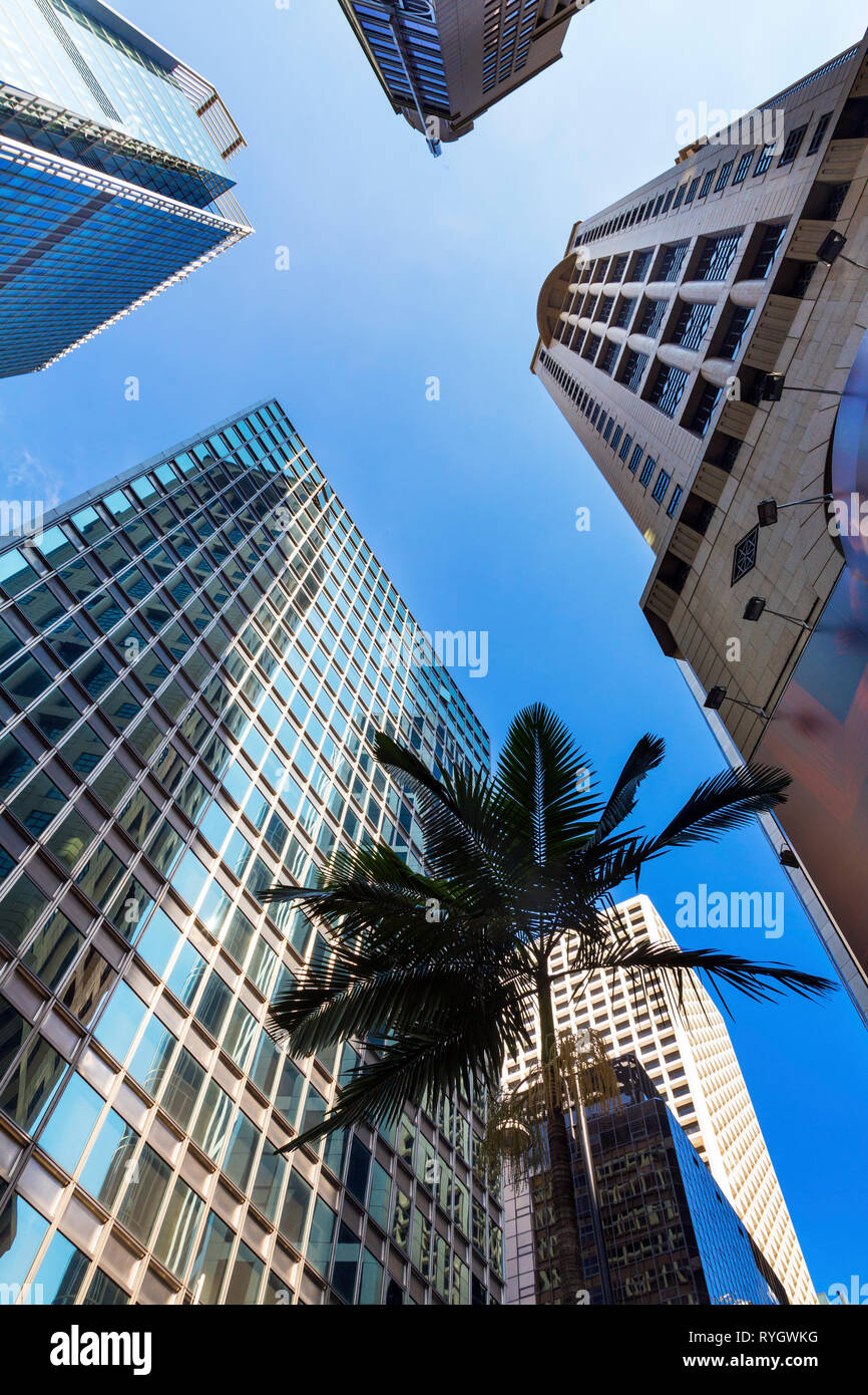 High rise building skyline, Hong Kong, SAR, China Stock Photo - Alamy
