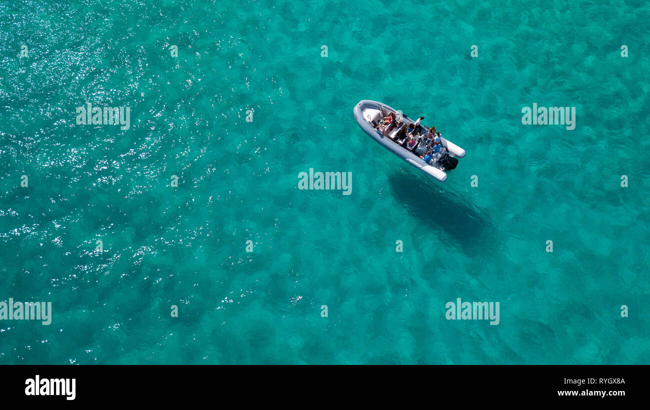 Aerial shot blue ocean sun hi-res stock photography and images - Alamy