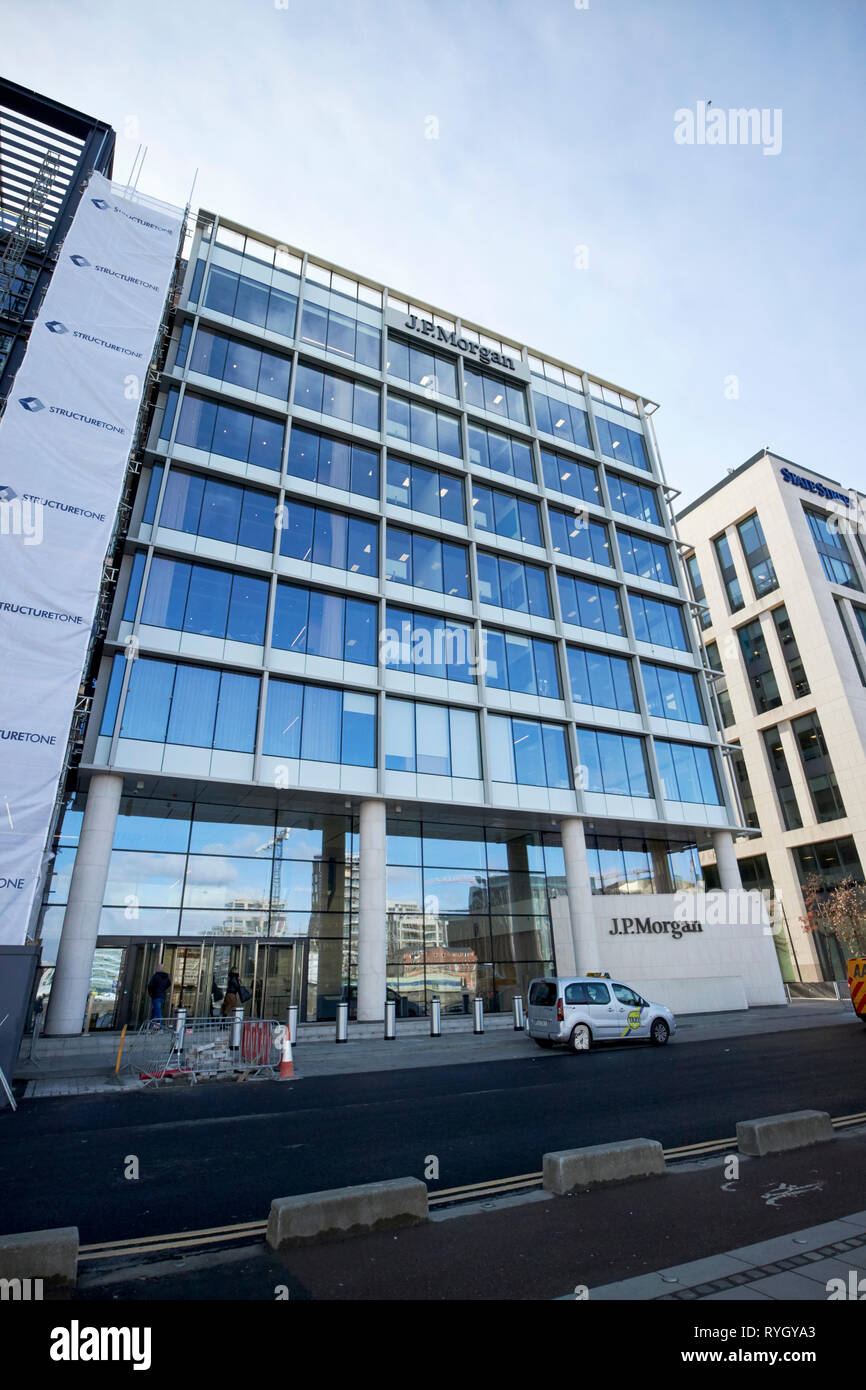 JP Morgan dublin offices 200 capital dock Dublin republic of Ireland Stock Photo